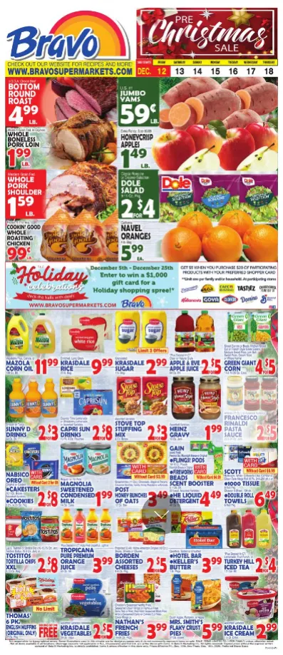 Weekly ad Bravo Supermarkets Sales from December 12 to December 18 2025 - Page
