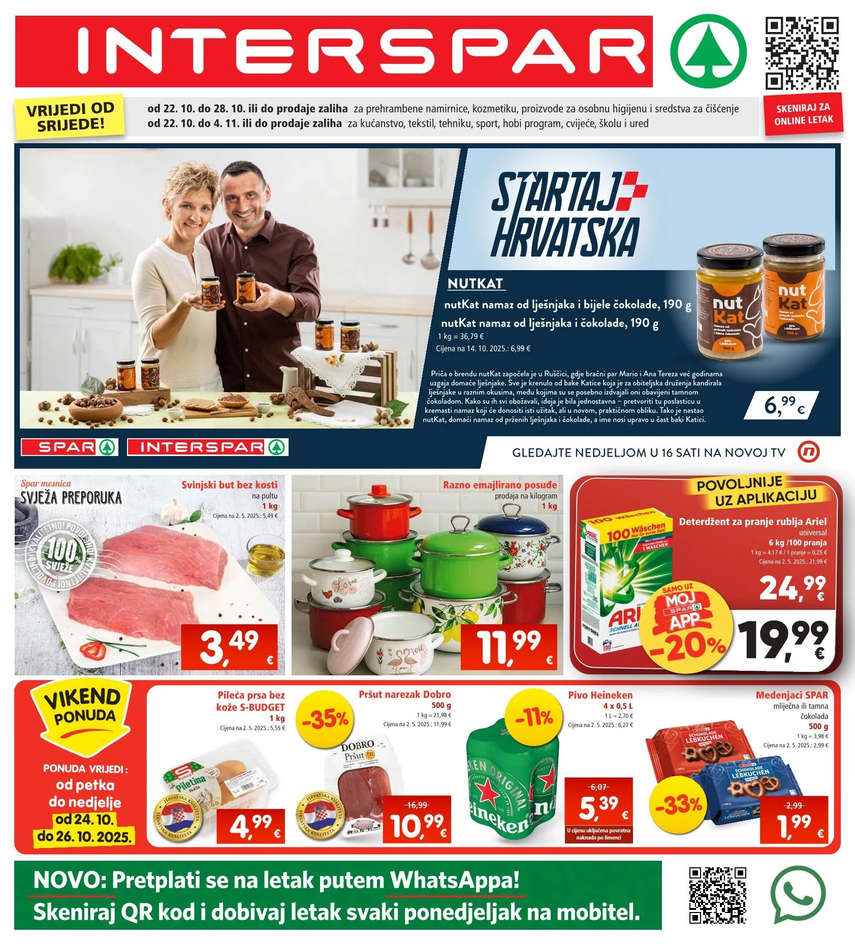 Katalog Najnovije ponude trgovine INTERSPAR od 22. listopada do 4. studenoga 2025. - Pregled Stranica 