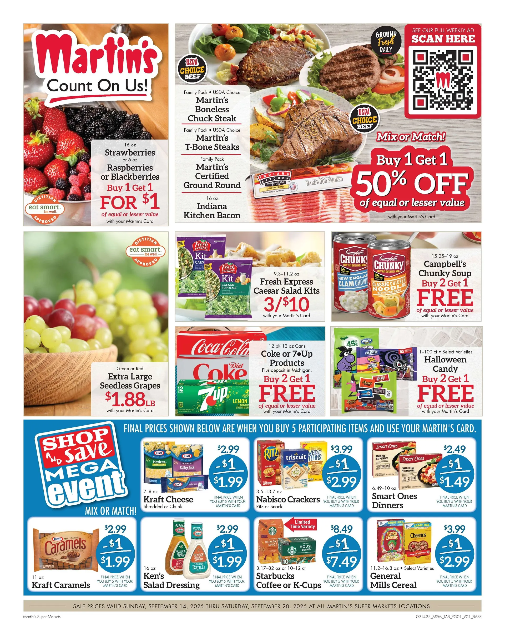 Weekly ad Martin’s Sales from September 14 to September 20 2025 - Page 1