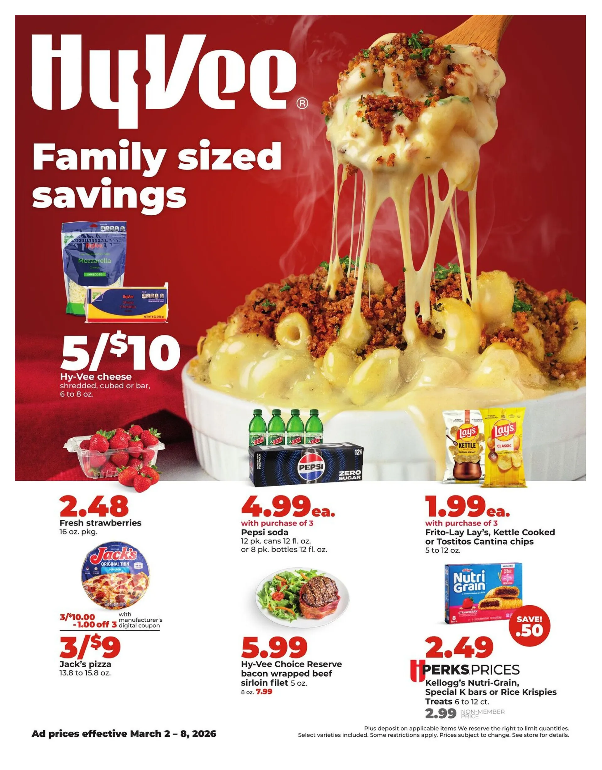 Weekly ad HyVee Sales from March 2 to March 8 2026 - Page