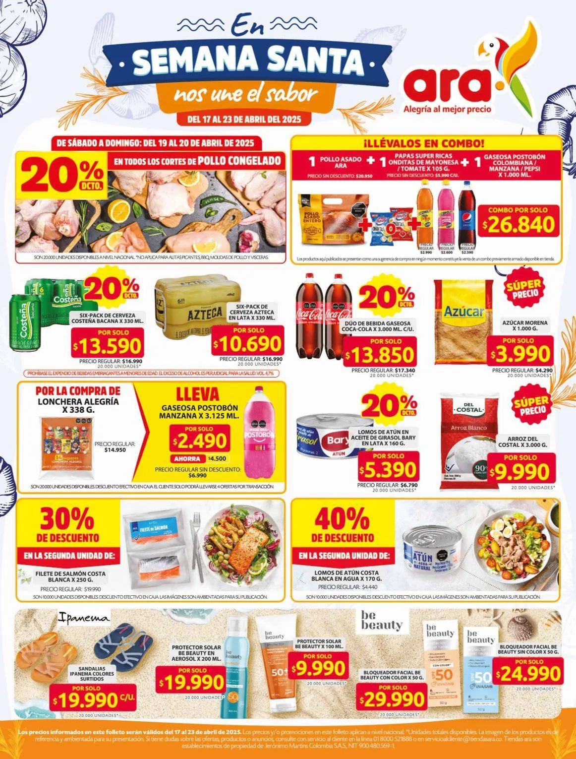 Catalogo de Ara Ofertas 17 de abril al 23 de abril 2025 - Pag 1
