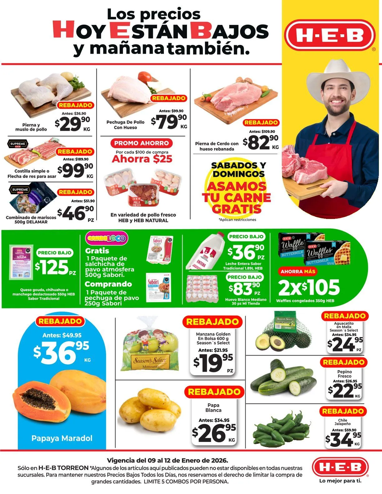 Catálogo de H-E-B Ofertas 9 de enero al 12 de enero 2026 - Pagina 1