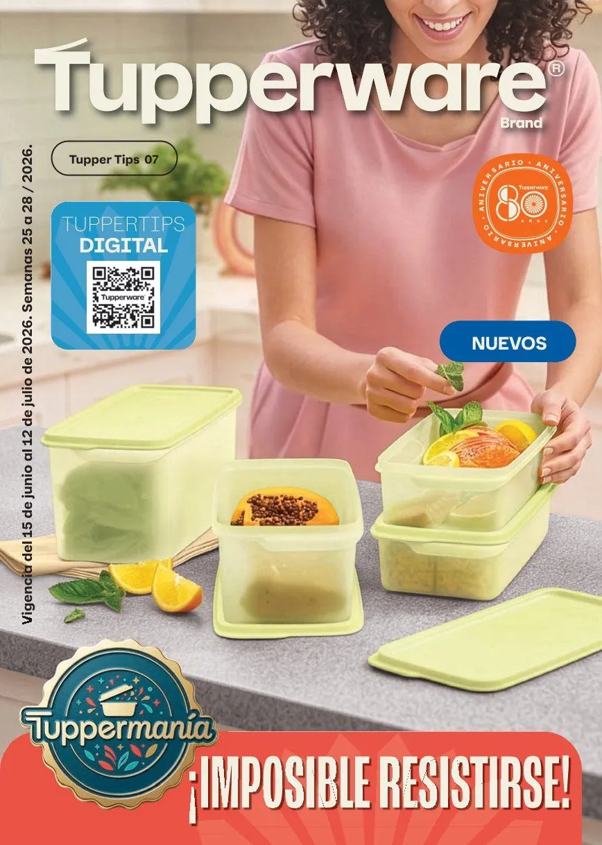Catálogo de Tupperware Ofertas 15 de junio al 12 de julio 2026 - Pagina 1