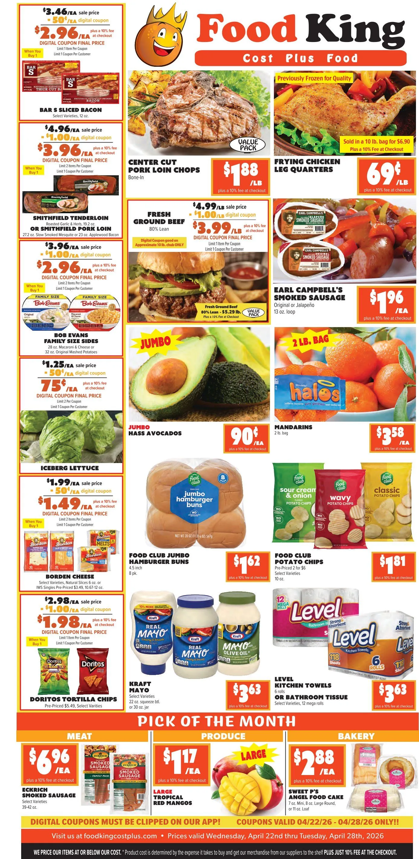 Weekly ad Food King weekly ads from April 22 to April 28 2026 - Page 