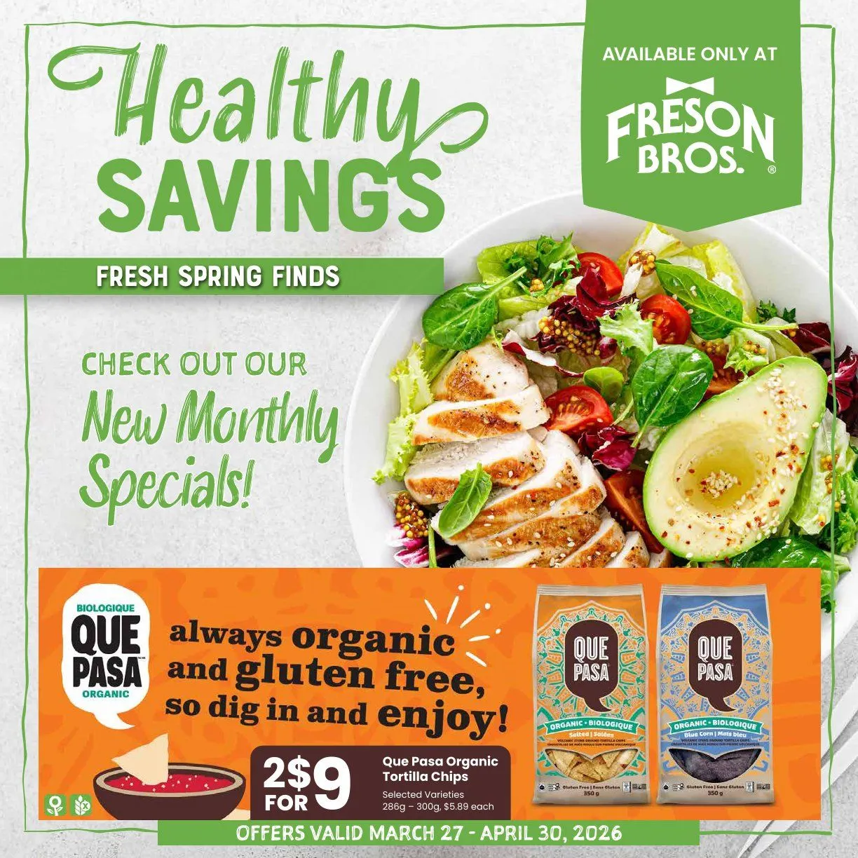 Freson Bros Sales from April 27 to April 30 2026 - flyer page 1