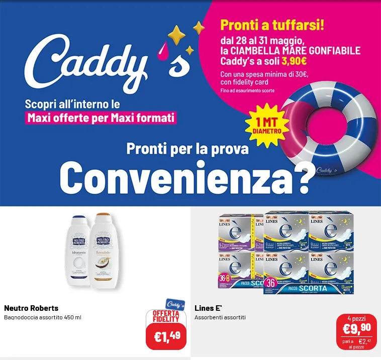 Volantini Caddy's da 9 giugno a 16 giugno di 2026 - Pagina del volantino 1