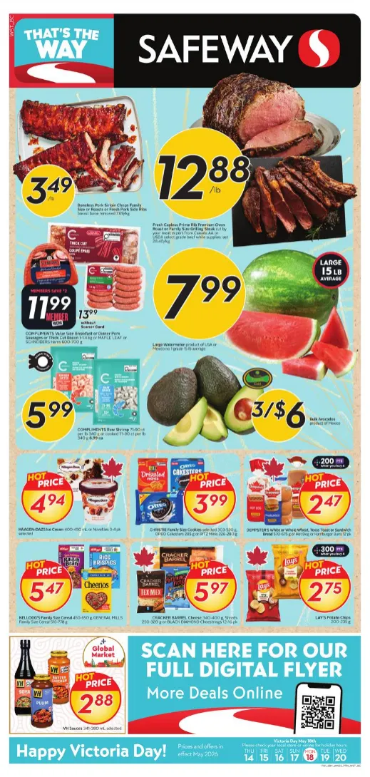 Safeway Sales from May 14 to May 20 2026 - flyer page 