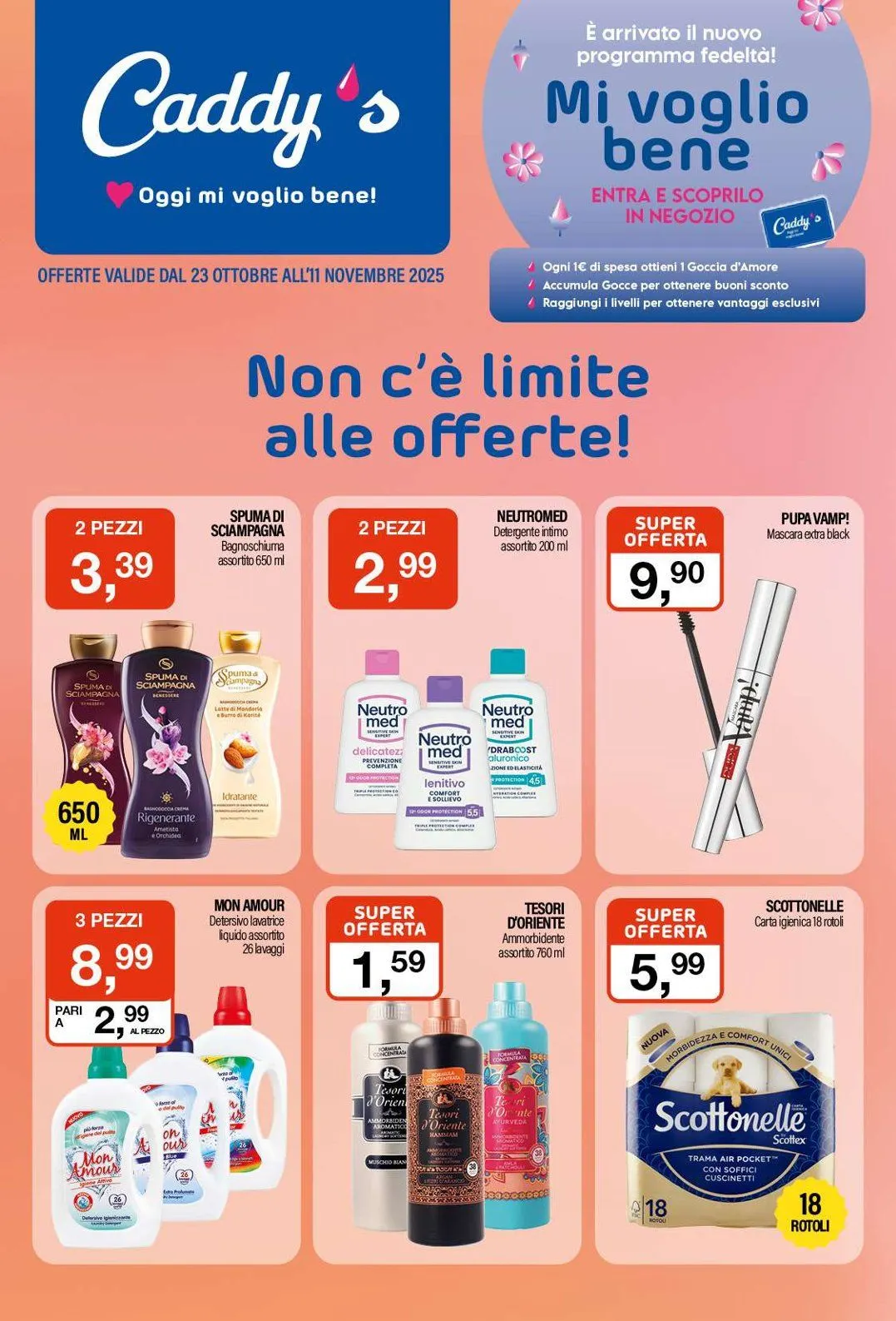 Volantini Caddy's - 20 ottobre 1 novembre 2025