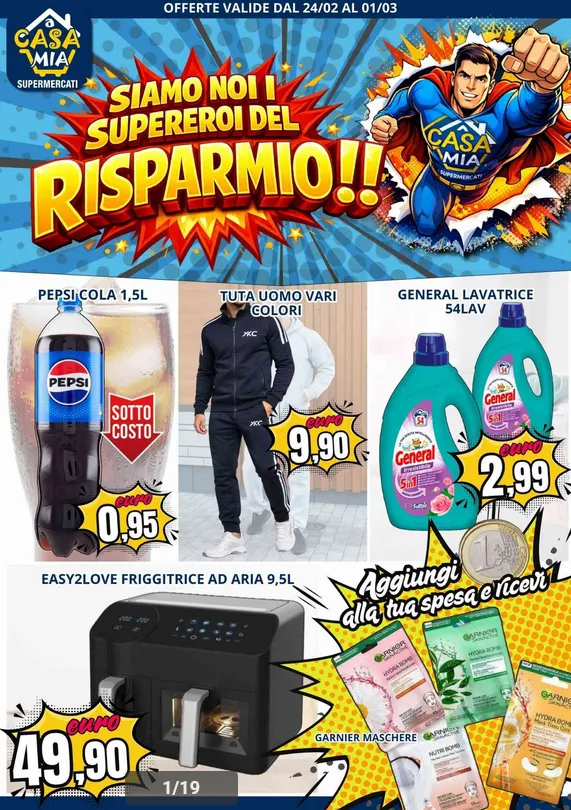 Volantini A Casa Mia da 24 febbraio a 1 marzo di 2026 - Pagina del volantino 1