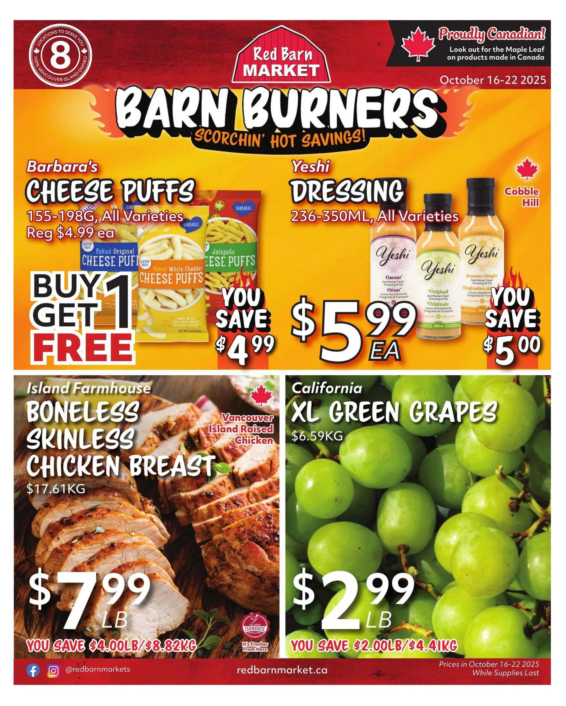 Red Barn Market from October 16 to October 22 2025 - flyer page 