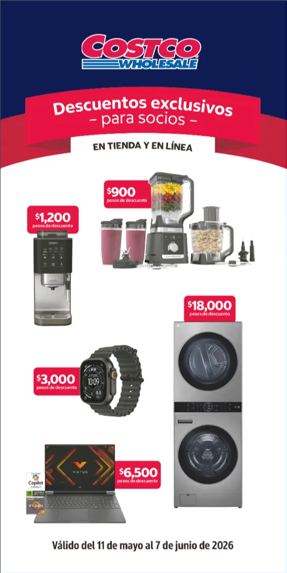 Catálogo de COSTCO Ofertas 11 de mayo al 7 de junio 2026 - Pagina 1
