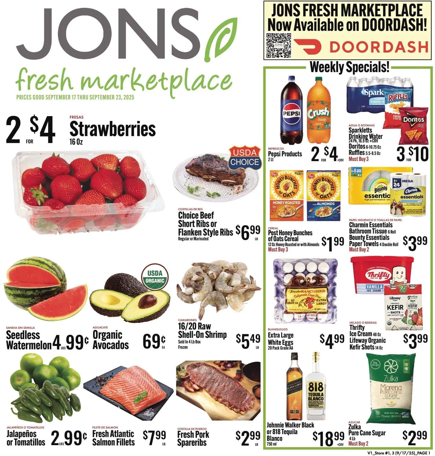 Weekly ad Jons International Sales from September 17 to September 23 2025 - Page 1