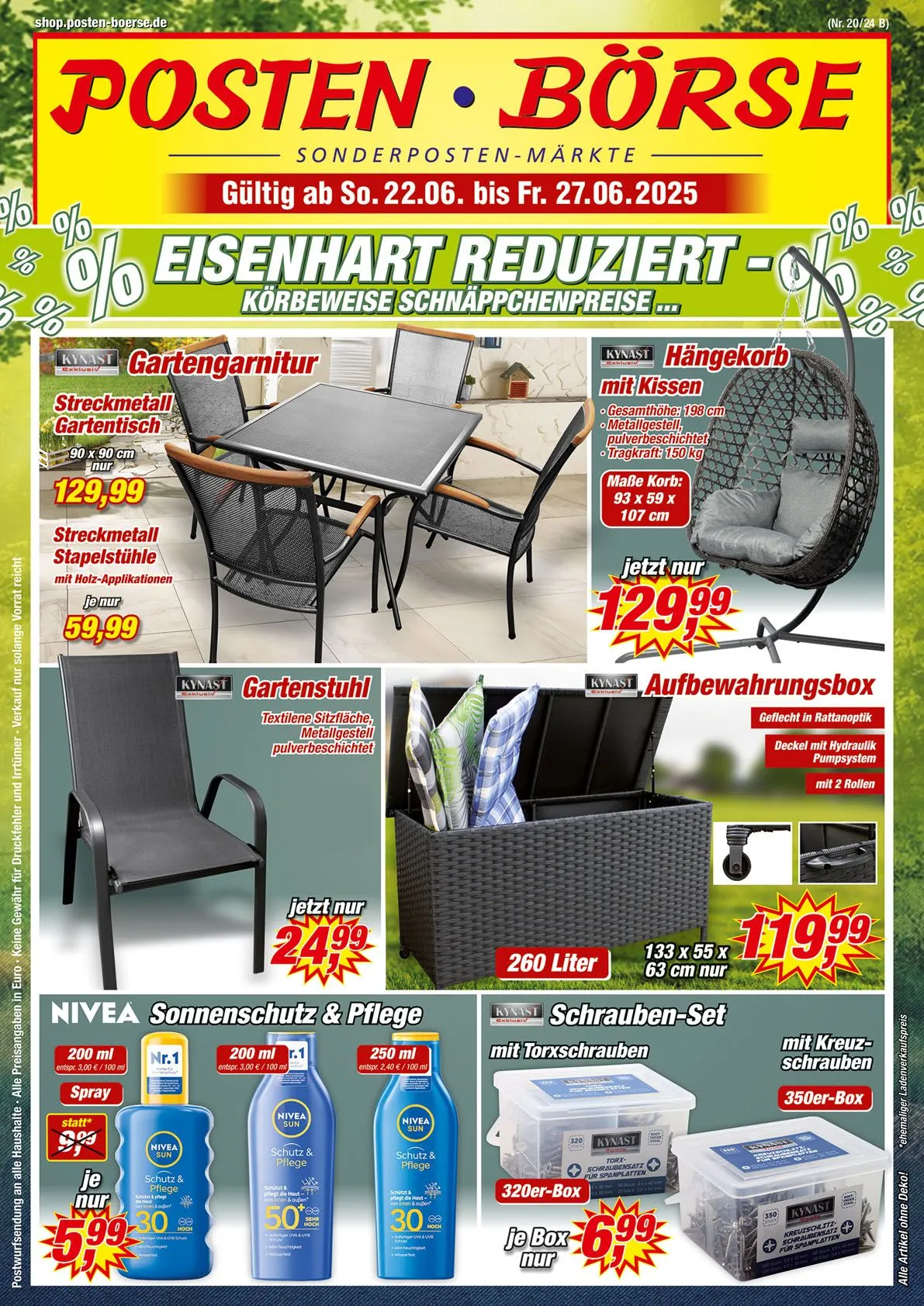 Posten Borse Prospekte von 22. Juni bis 30. Juni 2025 - Prospekt seite