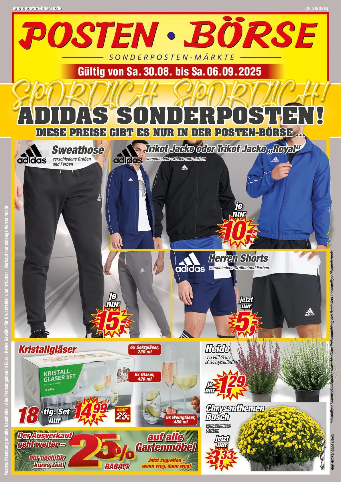 Posten Borse Prospekte  von 30. August bis 6. September 2025 - Prospekt seite 1