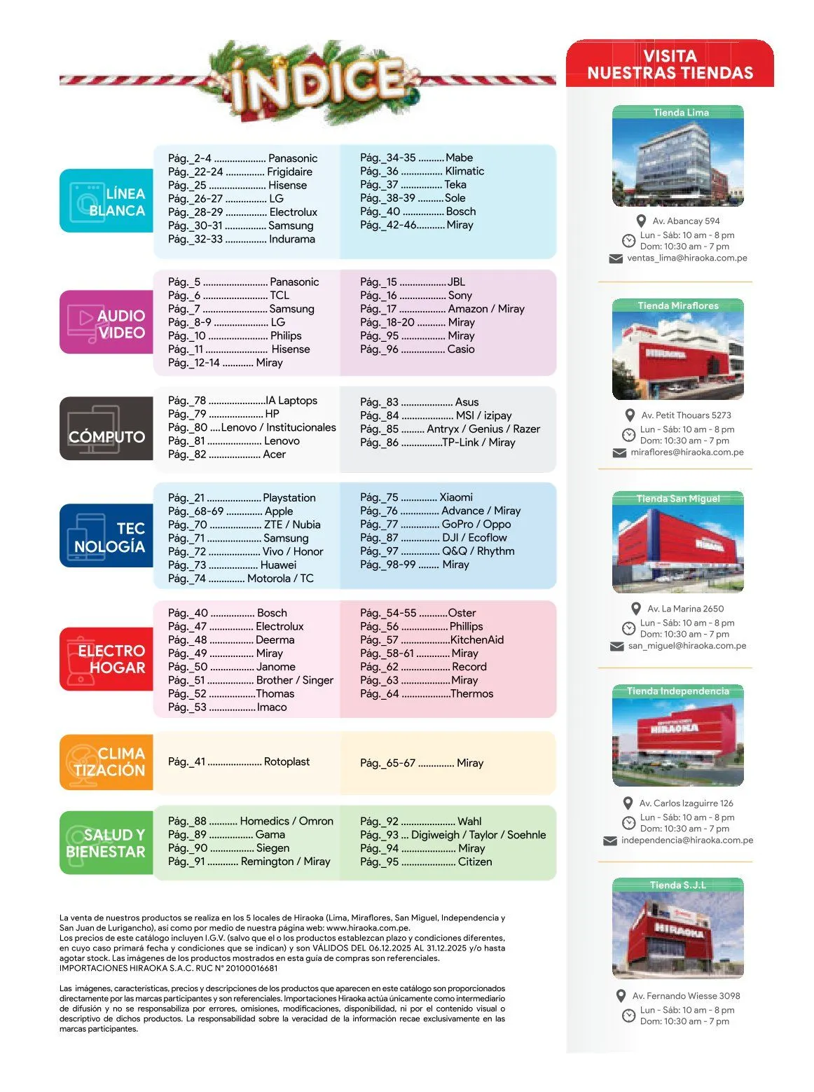 Catalogo de Hiraoka Ofertas 9 de diciembre al 31 de diciembre 2025 - Pag 101
