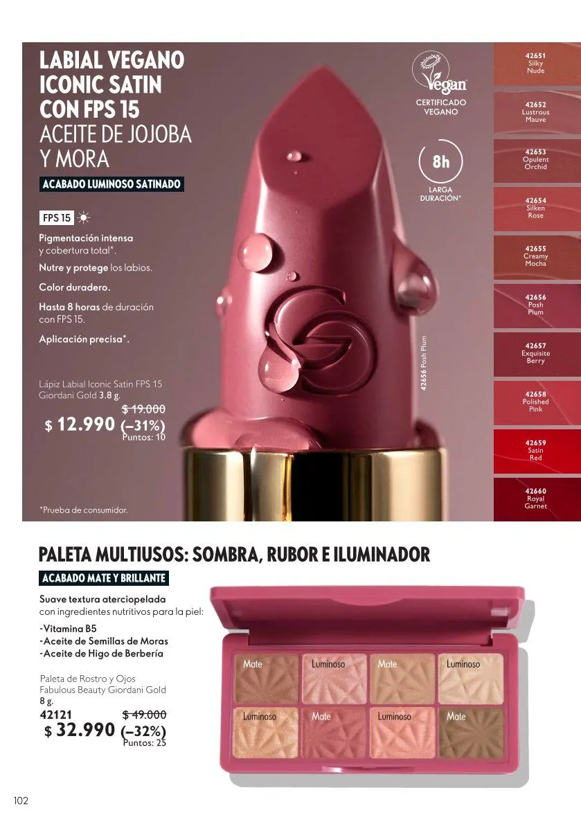 Catálogo de Oriflame Ofertas 11 de julio al 31 de julio 2026 - Página 102