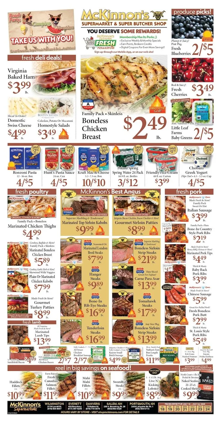 Weekly ad McKinnon's Supermarkets Sales from July 18 to July 24 2025 - Page 