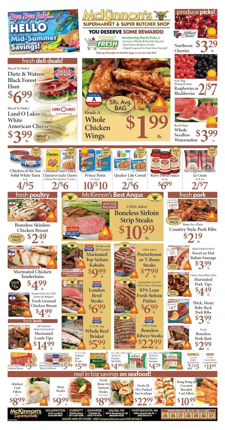 Weekly ad McKinnon's Supermarkets Sales from July 24 to July 31 2025 - Page