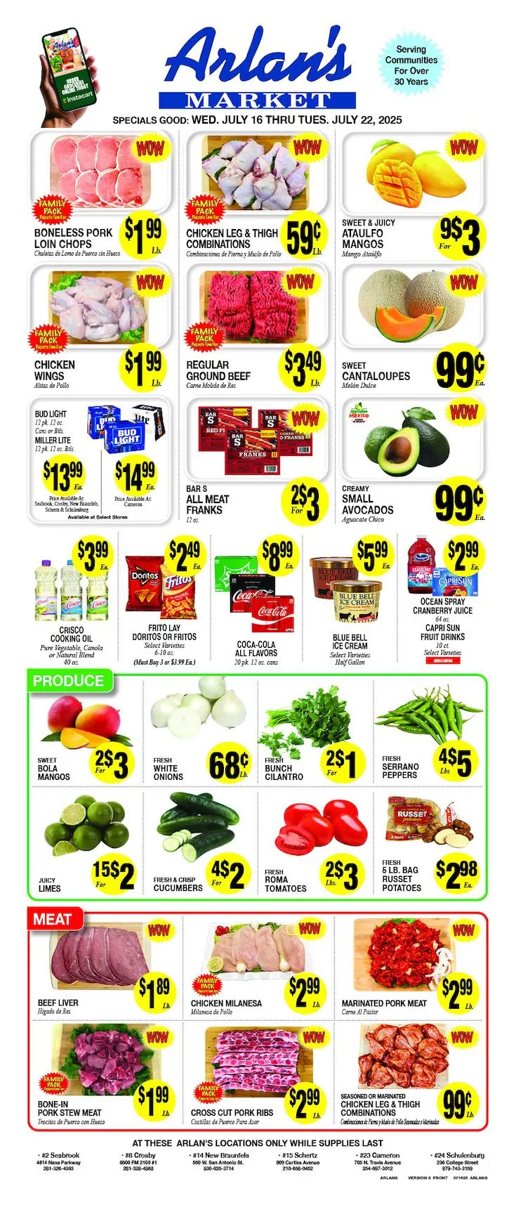 Weekly ad Arlan's Market Sales from July 17 to July 22 2025 - Page 