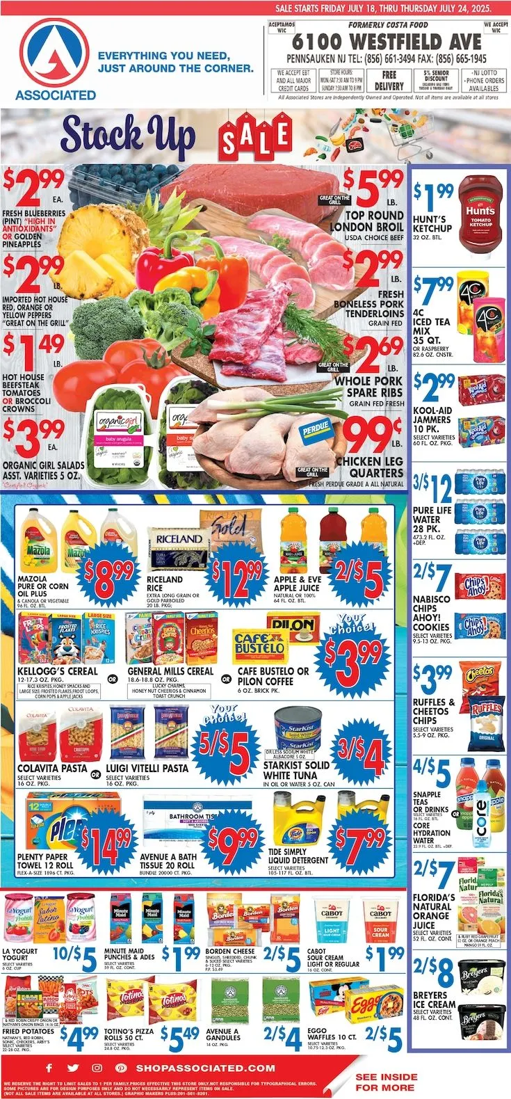 Weekly ad Associated Supermarkets Sales from July 18 to July 24 2025 - Page