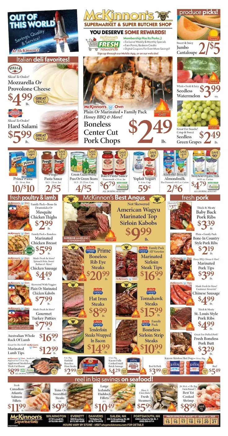 Weekly ad McKinnon's Supermarkets Sales from August 15 to August 21 2025 - Page 