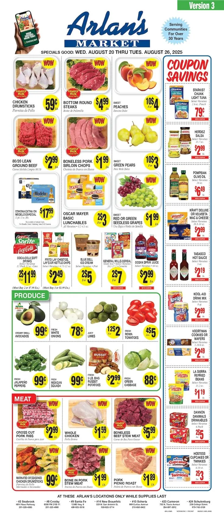 Weekly ad Arlan's Market Sales from August 20 to August 27 2025 - Page 