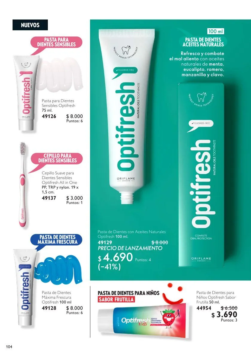 Catálogo de Oriflame Ofertas 18 de abril al 8 de mayo 2026 - Página 104