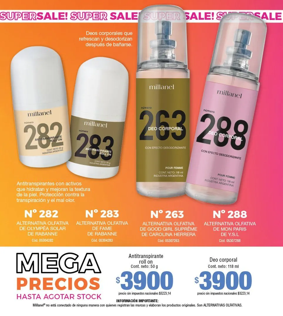 Ofertas de  Ofertas Millanel  20 de julio al 16 de agosto 2026 - Página 104 del catálogo