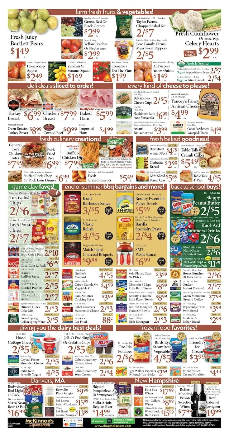 Weekly promotion McKinnon's Supermarkets Sales spanning from September 17 to September 23 2025 - Page 2 for Catalogue 365