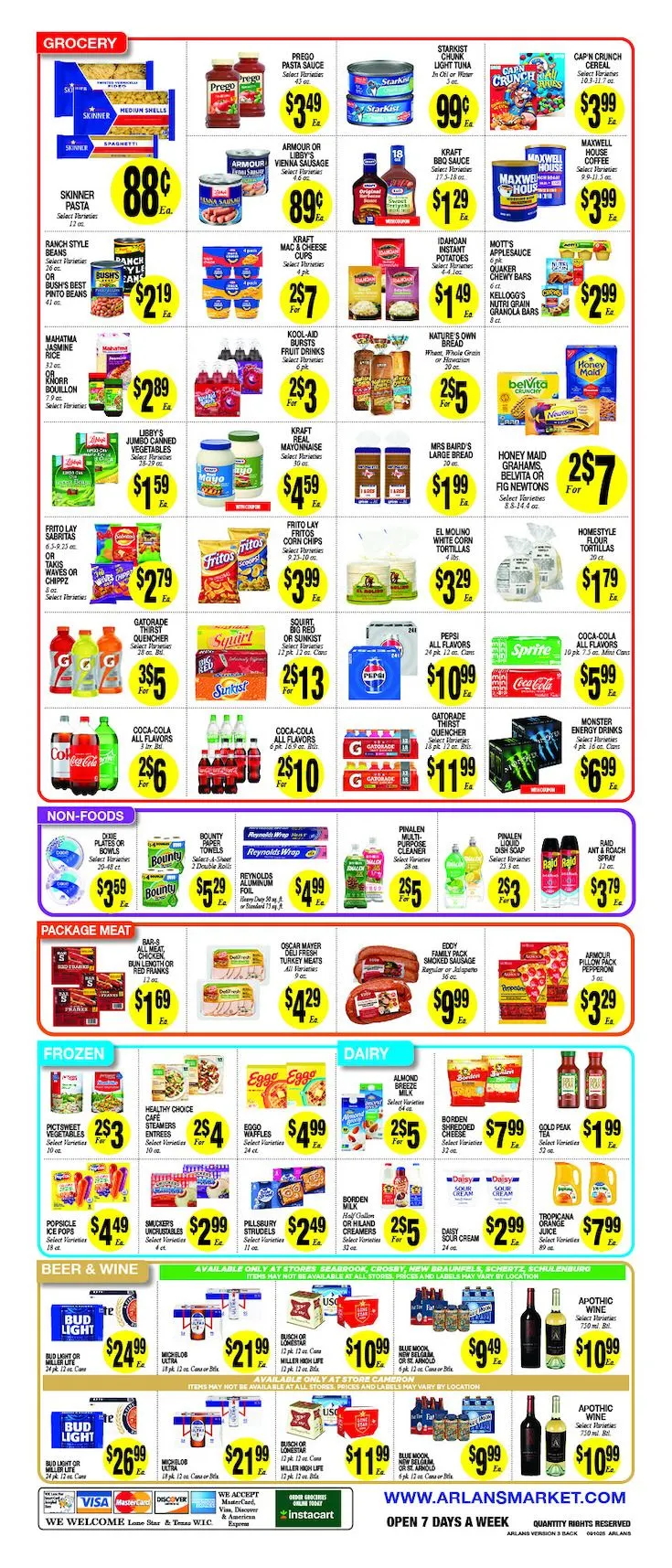 Weekly promotion Arlan's Market Sales spanning from September 10 to September 16 2025 - Page 2 for Catalogue 365