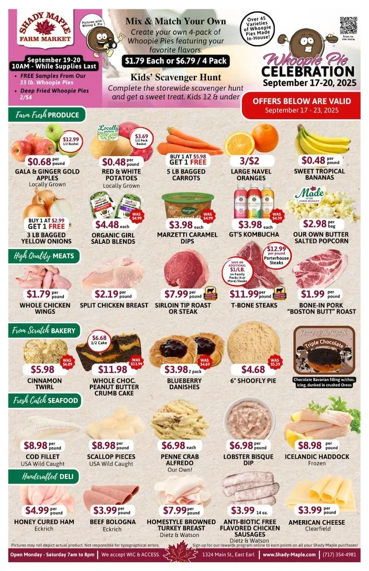 Weekly ad Shady Maple Sales from September 17 to September 23 2025 - Page 