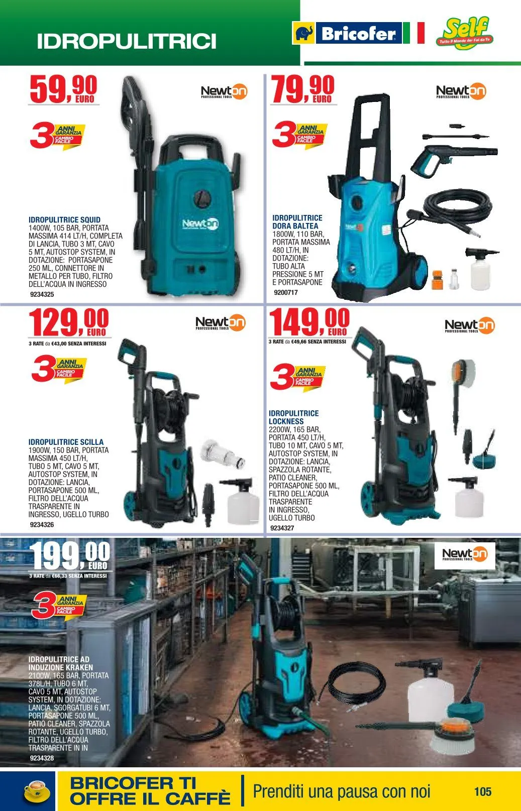 Volantini Bricofer da 6 maggio a 18 maggio di 2026 - Pagina del volantino 105