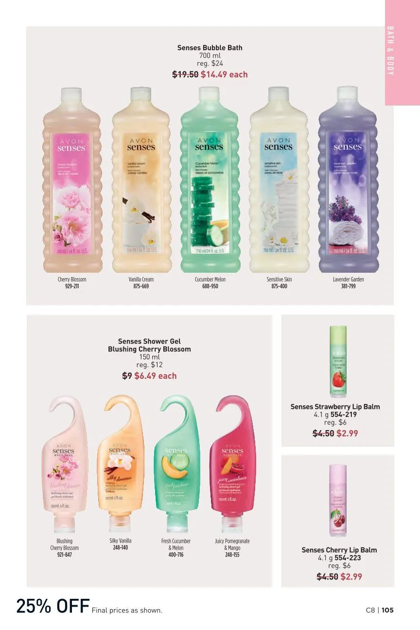 Avon Sales from April 7 to April 20 2026 - flyer page 105