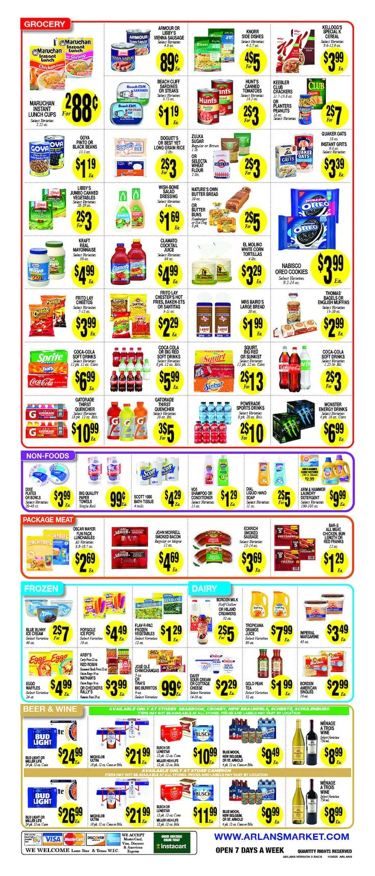 Weekly promotion Arlan's Market Sales spanning from October 8 to October 14 2025 - Page 2 for Catalogue 365