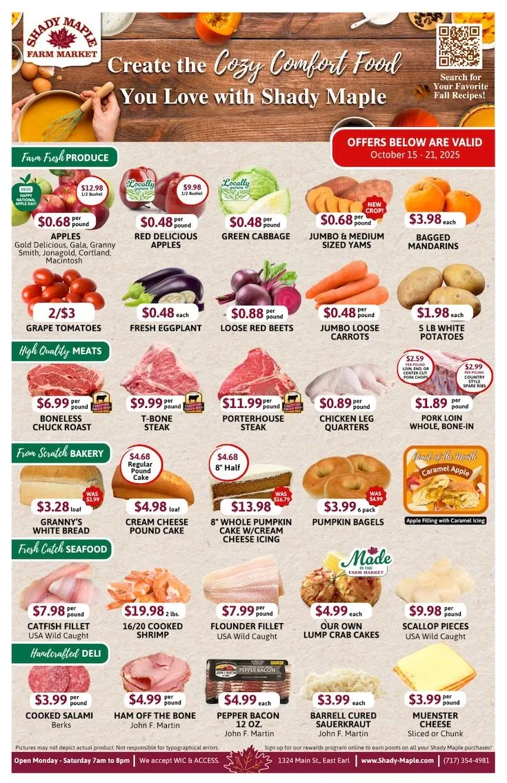 Weekly ad Shady Maple Sales from October 15 to October 21 2025 - Page 1
