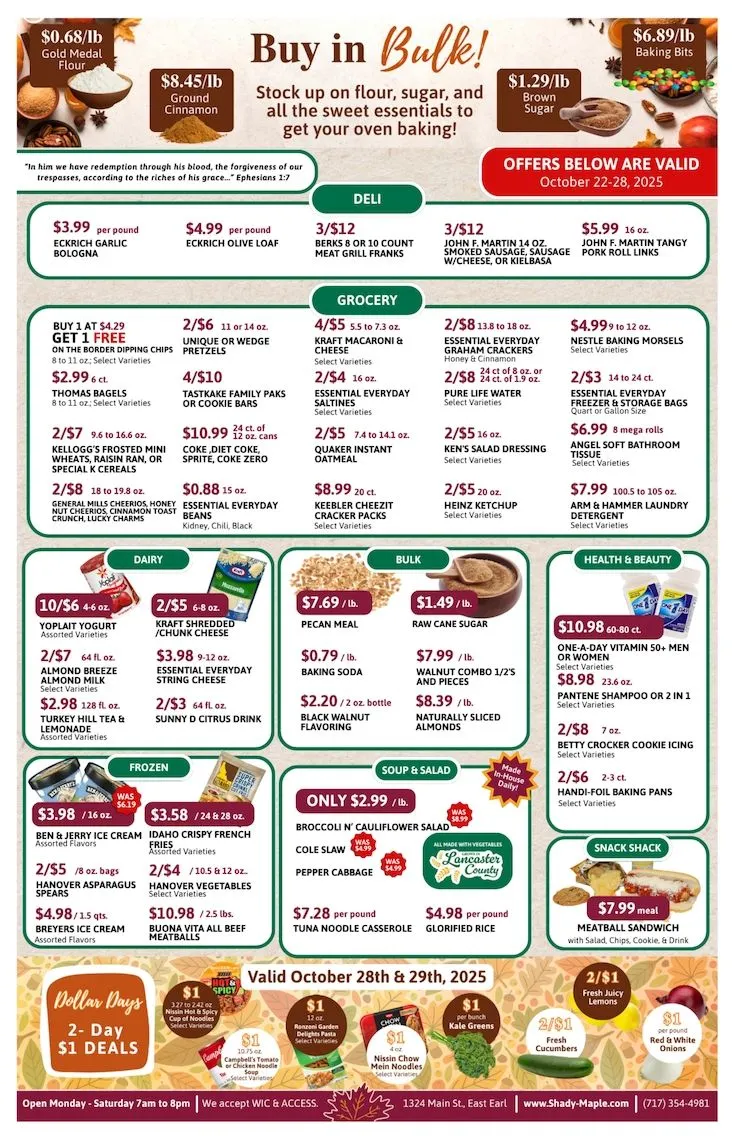 Weekly ad Shady Maple Sales from October 22 to October 28 2025 - Page 2