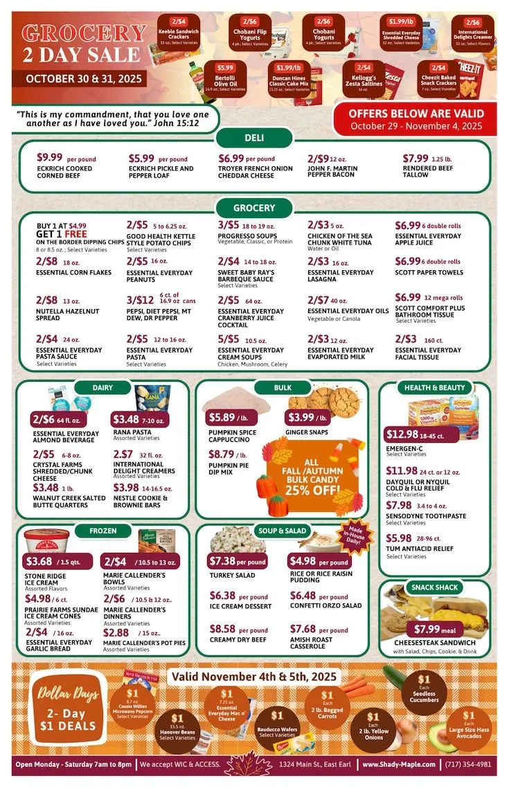 Weekly ad Shady Maple Sales from October 29 to November 4 2025 - Page 2