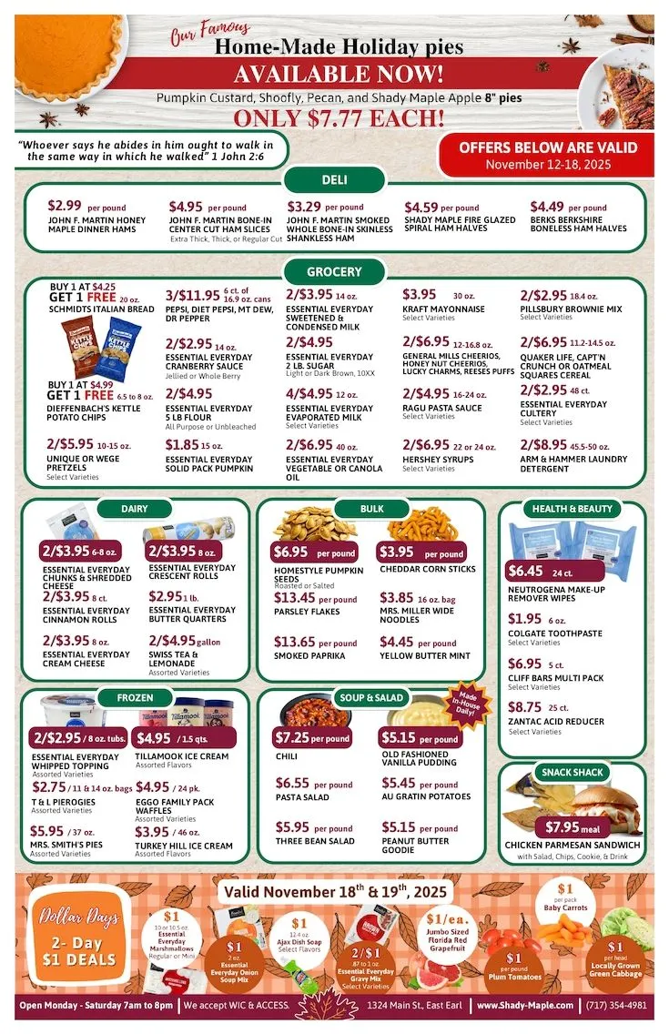 Weekly ad Shady Maple Sales from November 12 to November 18 2025 - Page 2