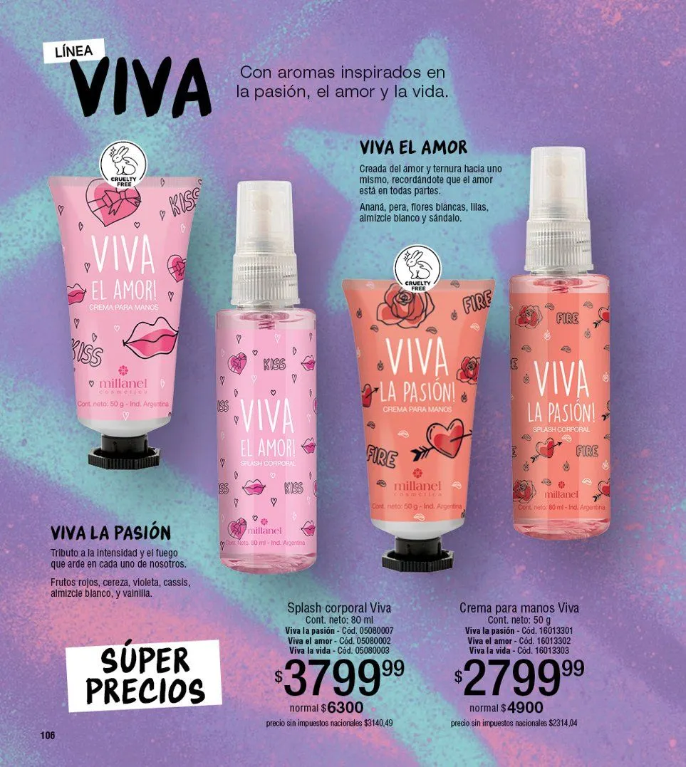 Ofertas de Catalogo Millanel 20 de octubre al 10 de noviembre 2025 - Página 106 del catálogo