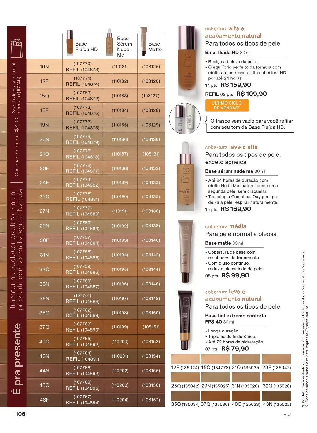 Encarte de Natura Ofertas 1 de outubro até 31 de outubro 2025 - Pagina 106