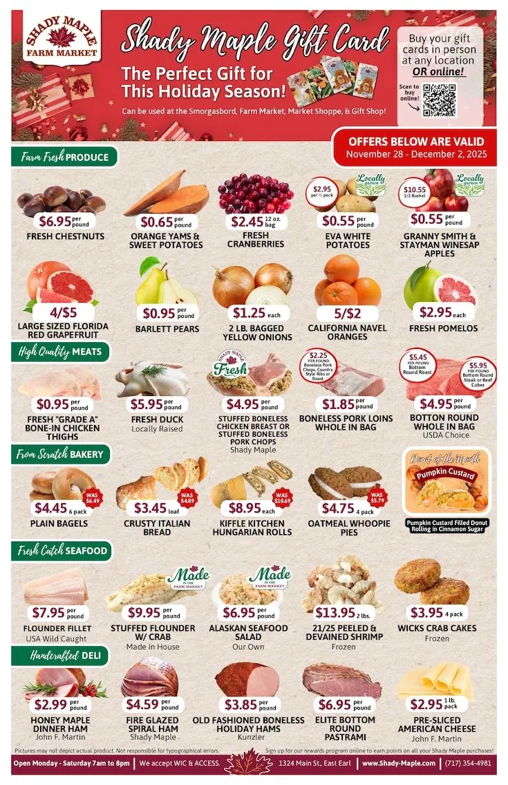 Weekly ad Shady Maple Sales from November 28 to December 2 2025 - Page
