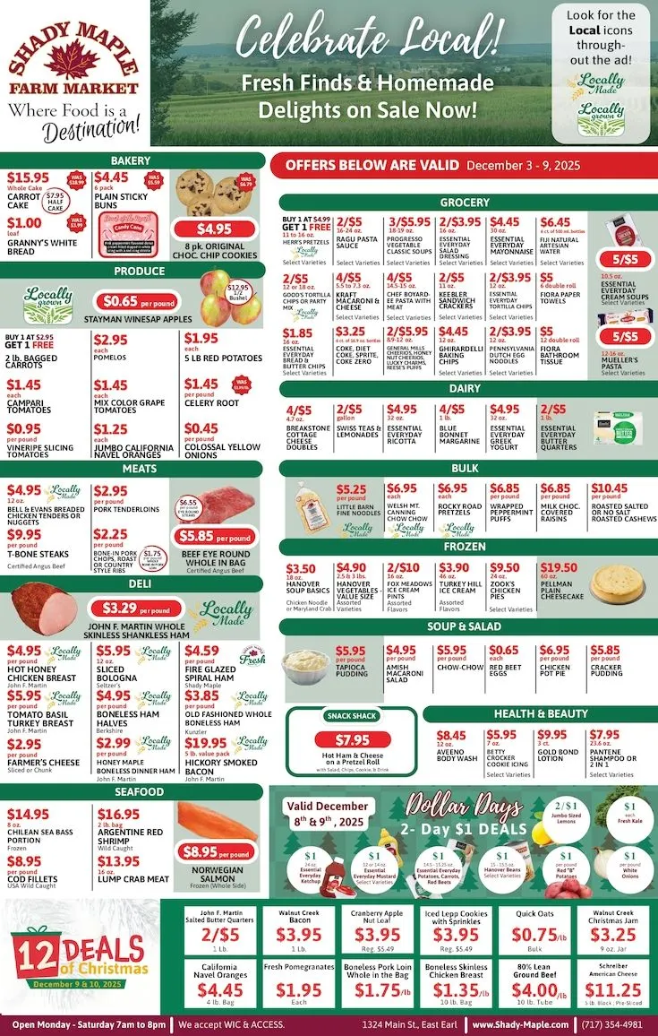 Weekly ad Shady Maple Sales from December 3 to December 9 2025 - Page 