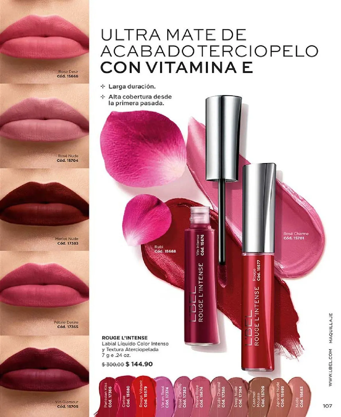 Catálogo de L'Bel Oferta del Mes 1 de septiembre al 30 de septiembre 2025 - Pagina 102