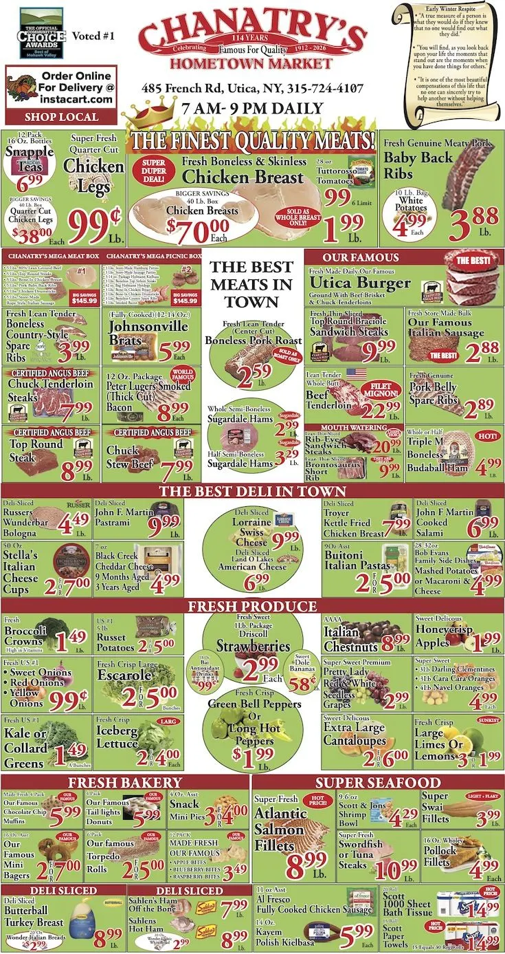 Weekly ad Chanatry's Hometown Market from January 4 to January 10 2026 - Page 2