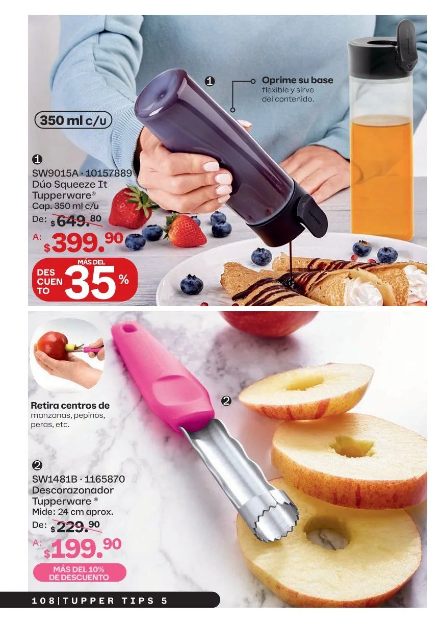 Catálogo de Tupperware Ofertas 17 de abril al 20 de mayo 2026 - Pagina 108
