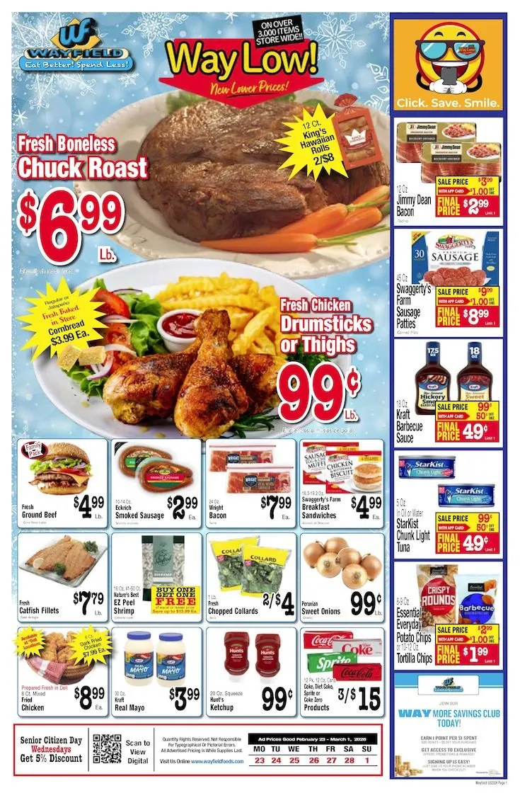 Weekly ad Wayfield Sales from February 23 to March 1 2026 - Page 1