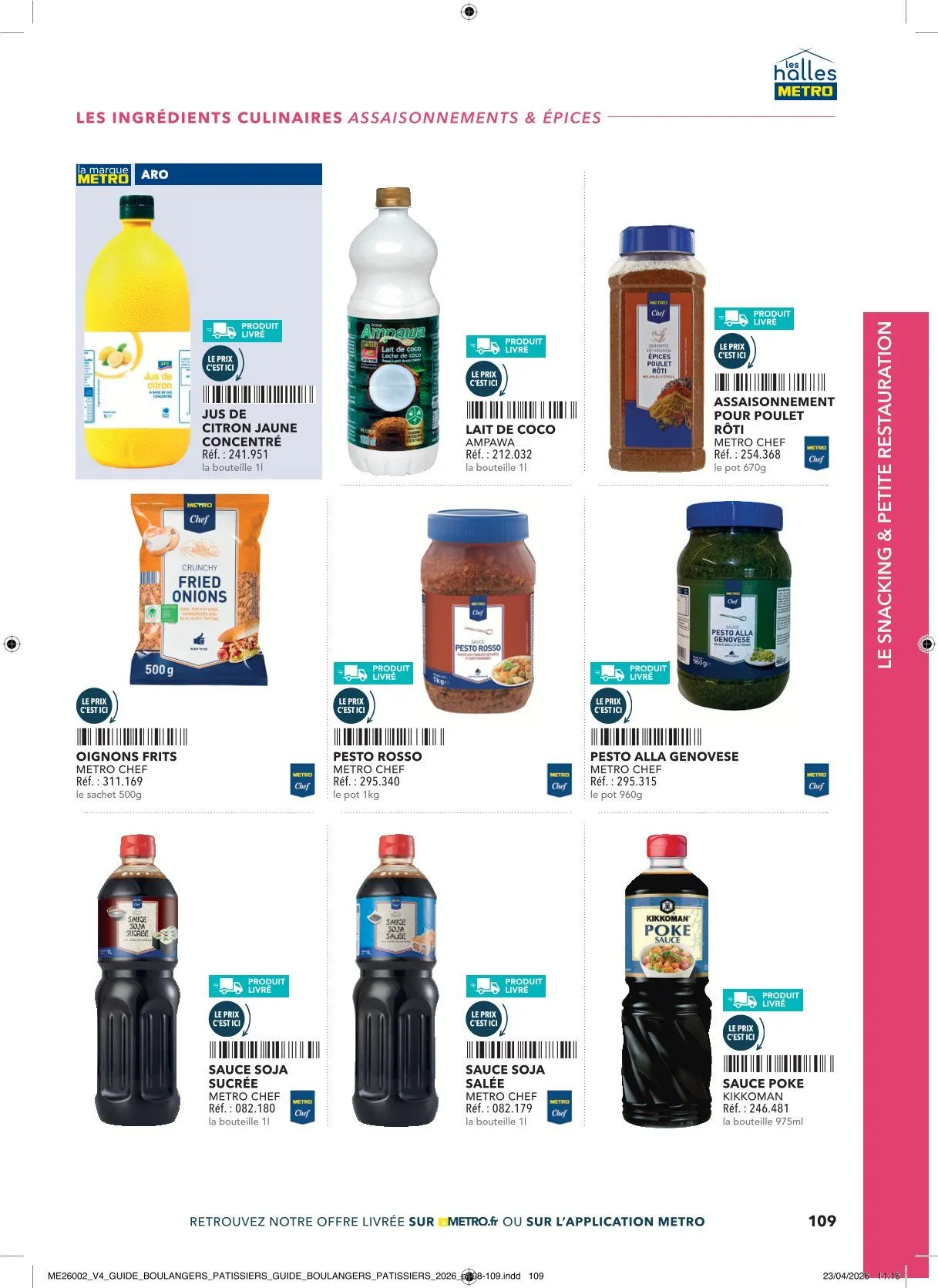 CATALOGUE du 29 avril au 31 mai 2026 - Catalogue page 109
