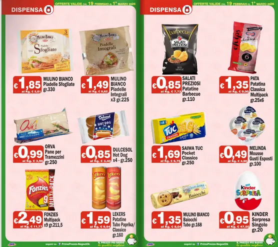 Volantini Primo Prezzo da 19 febbraio a 1 marzo di 2026 - Pagina del volantino 11