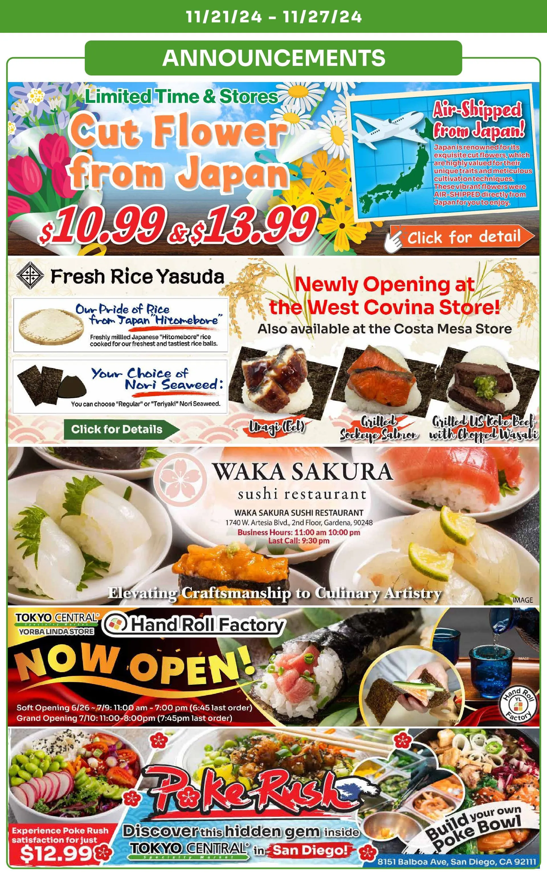 Weekly ad Tokyo Central Specialty Market Deals from November 21 to November 27 2024 - Page 11