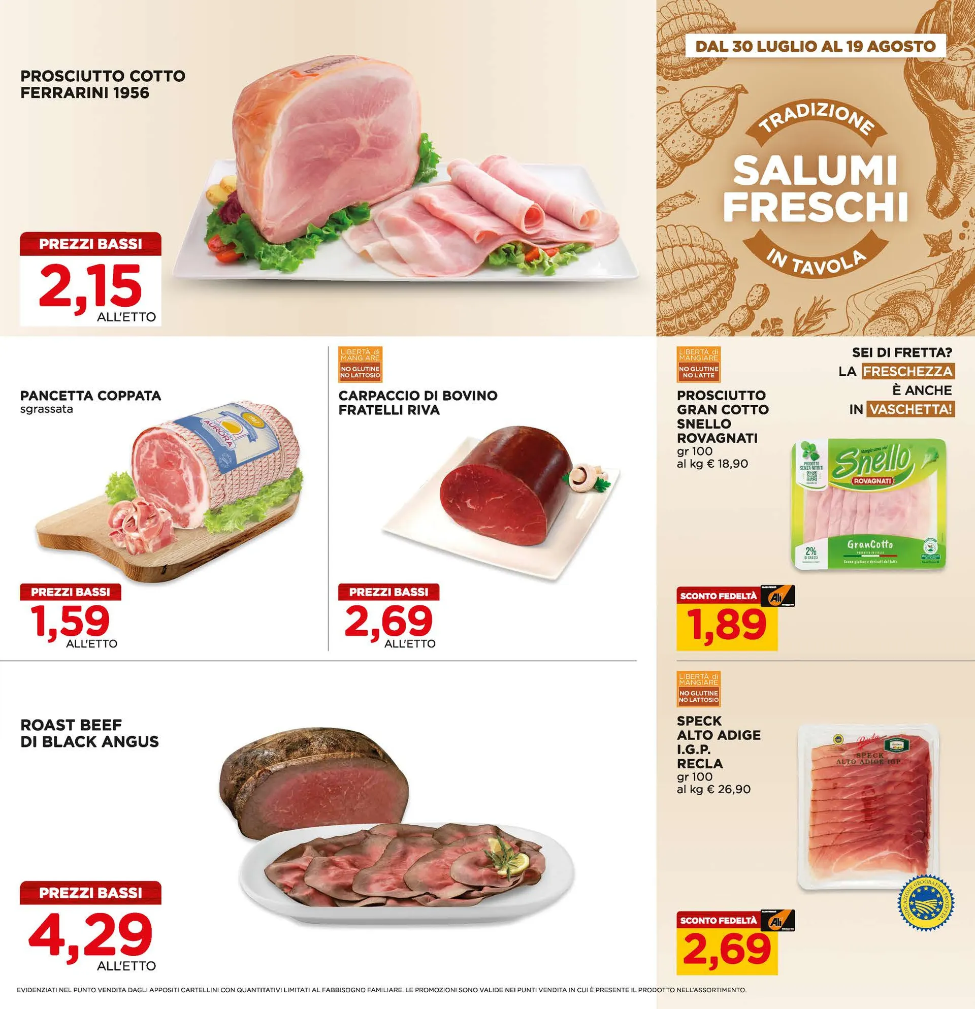 Volantini Alì Supermercati da 30 luglio a 19 agosto di 2026 - Pagina del volantino 11